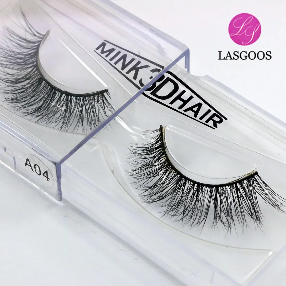 100% Handmade 3D Mink Messy 13mm Natural Looking False Eyelashes Crisscross Fake Eye Makeup Extension Lashes Strips Box A04 | Красота и