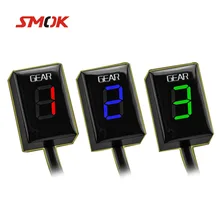 SMOK мотоцикл Ecu прямое Крепление 1-6 скорость шестерни дисплей индикатор для Kawasaki Z300 ER6N Z1000SX ниндзя 300 Z1000 Z800 Z750