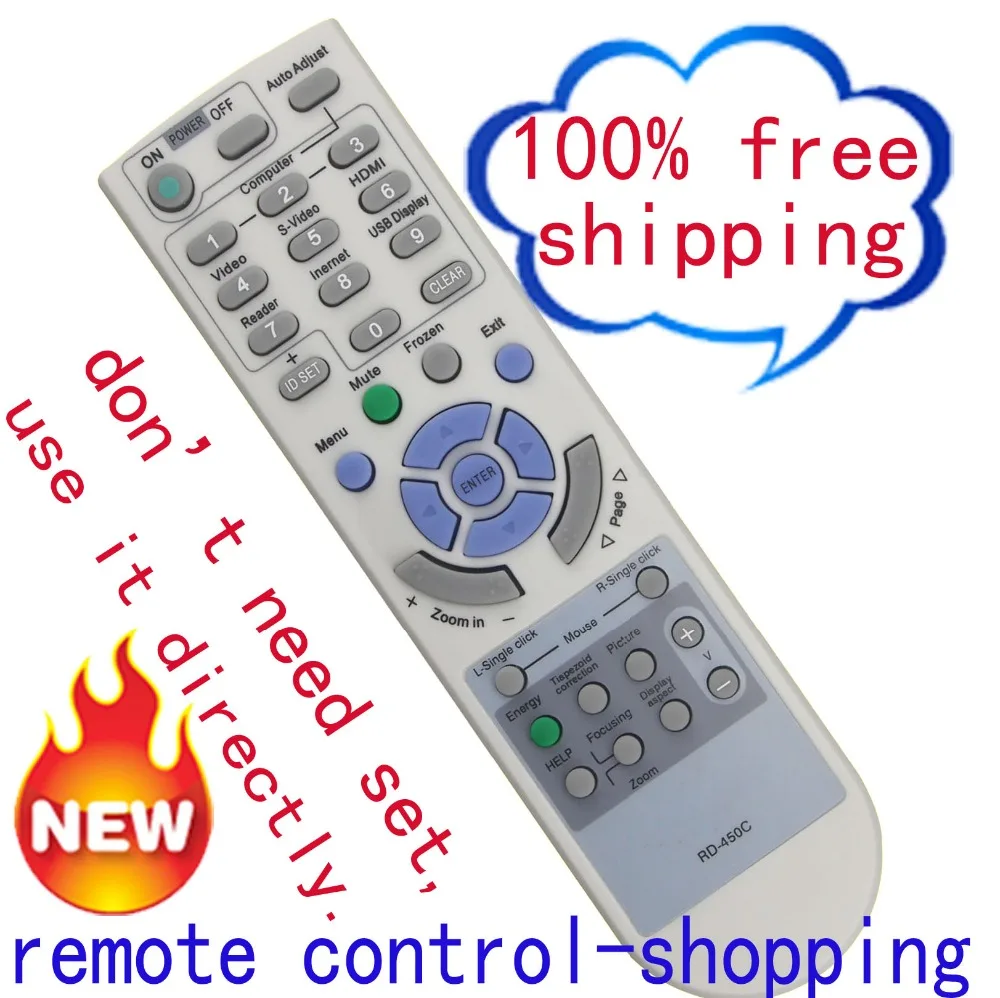 original for NEC RD 450C RD 448E projector remote control for NP VE281X+ VE282X+ VE280+ VE260