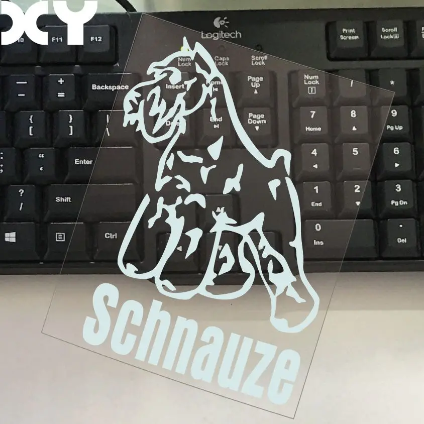 Виниловая пленка Schnauzer для собак светоотражающая лента автомобиля модификация