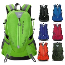 Flame Horse Outdoor Hiking Backpack Waterproof Nylon Men Women Bag Unisex Travel Bag Mountain Camping Climbing