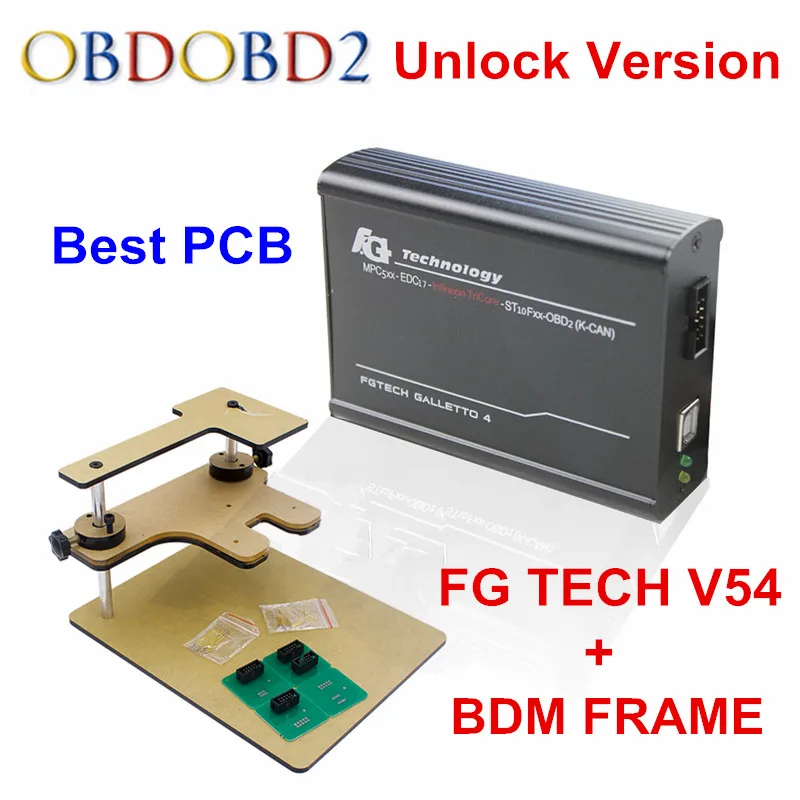 

Best Match FG TECH V54 + BDM Frame Adapter FgTech V54 Galletto 4 Master ECU Chip Tuning Programmer Free Shipping