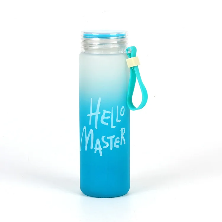 Конфеты цвета матовый герметичный пластиковый чайник 300 мл BPA портативная бутылка для воды для путешествий Йога Бег кемпинг на открытом воздухе
