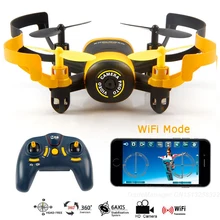 WI-FI FPV Дрон с WI-FI Камера JXD512W 2,4 ГГц мини НЛО один ключ-возврат и пульт дистанционного управления для квадрокоптера RC VS X4 H107C