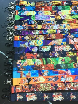

New 100Pcs Japanese anime Neck Straps Lanyards Mobile Phone,ID Card,Key Condole belt girl kids gifts