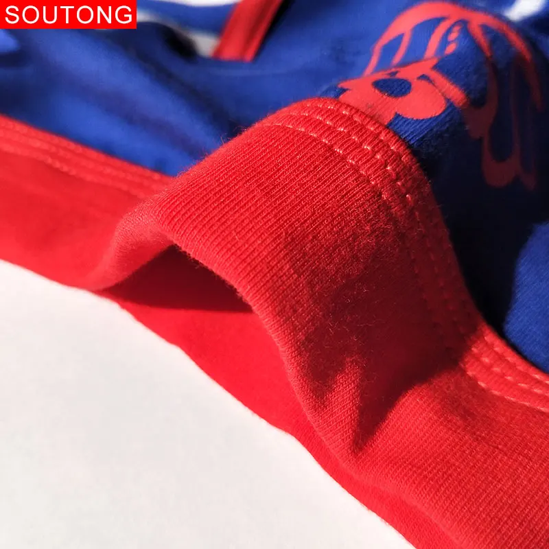 Soutong 2019 Мужское нижнее белье 4 штуки в партии Для мужчин мягкие боксеры хлопковые