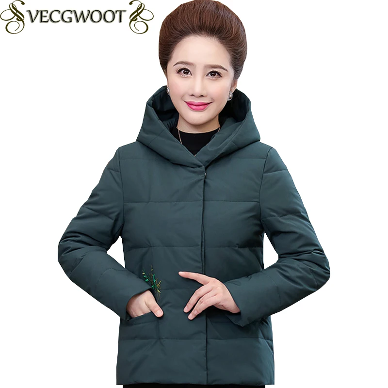 

Female Short Down jacket Women New Winter Hooded Warm Down jacket Women Fashion Plus size Jacket Women Long sleeve Coat X1663
