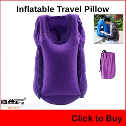Inflatable travel pillow_