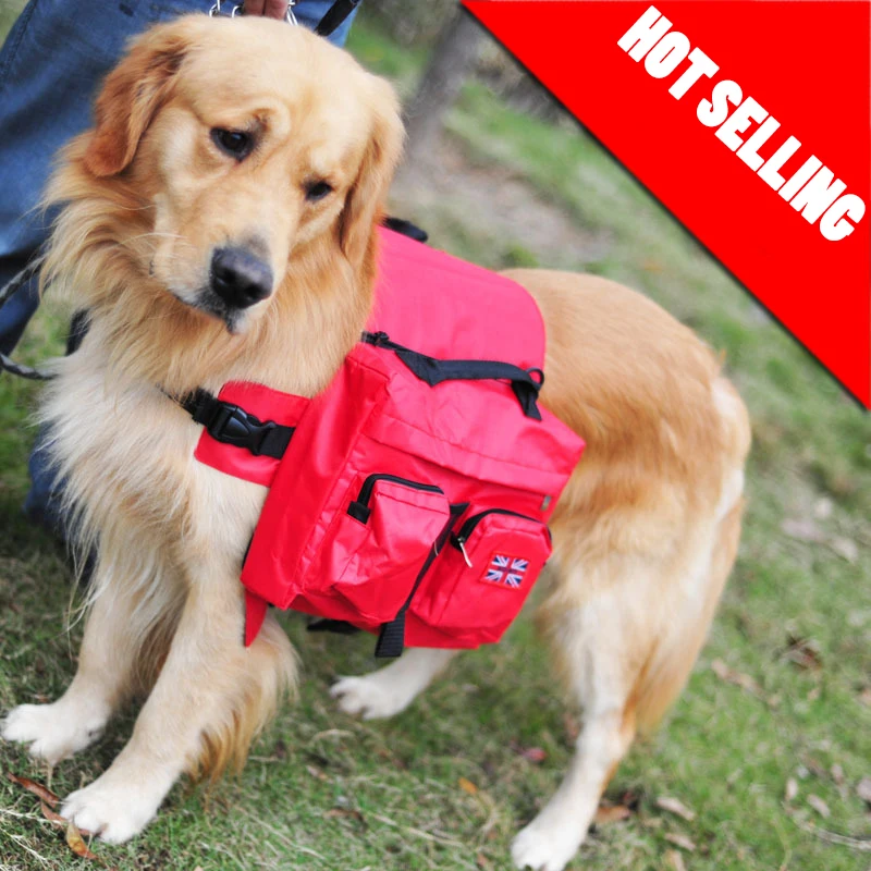 New Outdoor Dog Saddle Backpack Bag Pet Dog Carrying Bags Medium And
