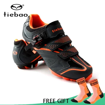 

Tiebao Professional MTB Cycling Shoes Men Women Bike Self-Locking Shoes Breathable Bicycle Nylon-Fibreglass Sole Shoes