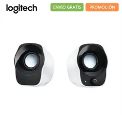 Logitech LGT-Z120 1-способ 2,0 каналов проводной Z120 1,2 W Портативный черный, серебристый цвет