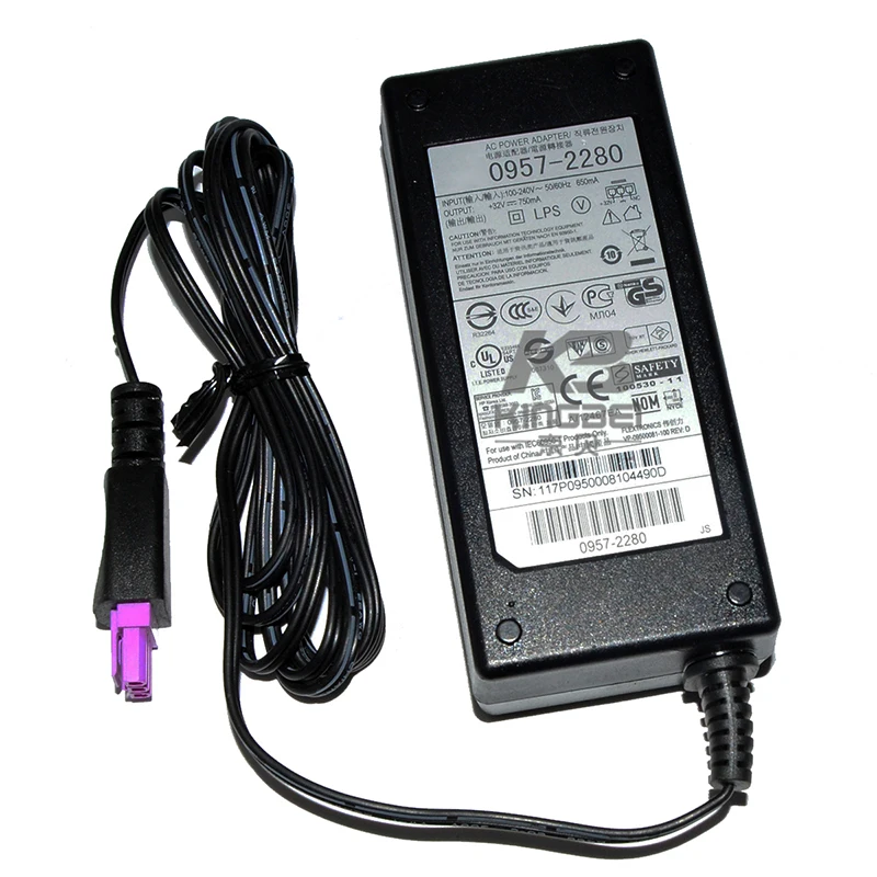 Адаптер для принтера зарядное устройство 32v 750ma HP B110a B210a источник питания 0957 2280 с