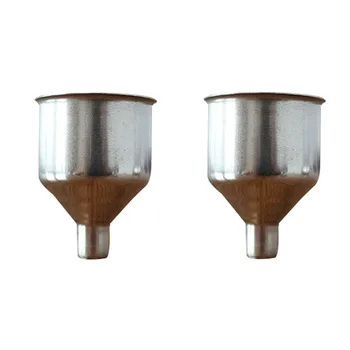

2Pcs/Set Mini Stainless Steel Funnel for Hip Flask Drinking Filling Whisky Alcohol Practical Wine Strainer Filter Kitchen Tools