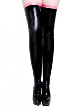 

Nature Latex Long Stocking For Women Latex Rubber Handmade Long Socks