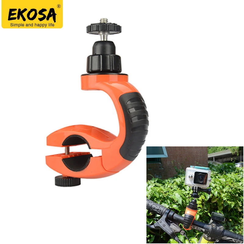 

EKOSA Tripod For Phone Action Camera Stand Bicycle Moto Handlebar Holder Tripode For GoPro Hero 5 3 4 SJ4000 SJCAM Xiaomi Yi 4K