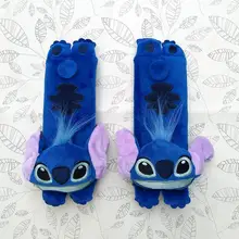 IVYYE 1 пара Микки Ститч герой аниме Универсальные Чехлы декоративная накладка для ремня безопасности автомобиля плечевой защитный ремень унисекс Новинка