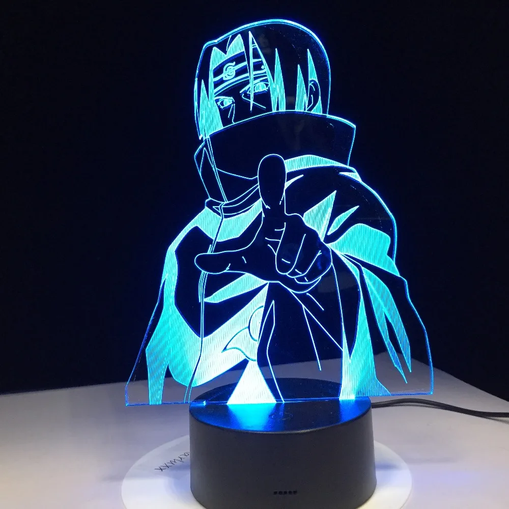 Naruto - Itachi Uchiha 7 Colors 3D Illusion Led Desk Lamp