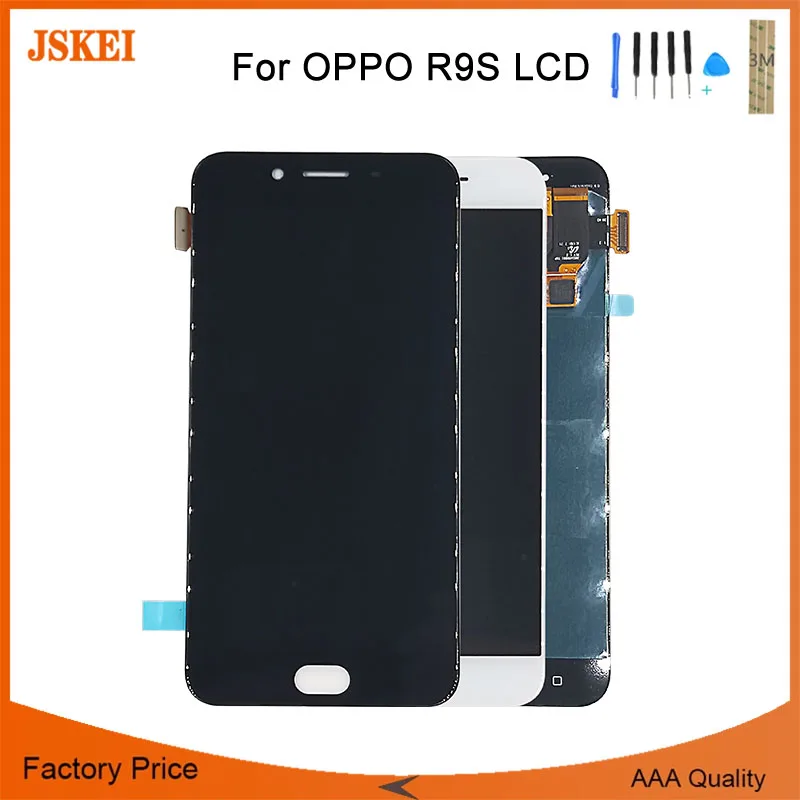 

For Oppo R9S LCD Display Touch Screen Digitizer Assembly Replacement Parts Touch Screen 5.5 inch No Dead Pixel