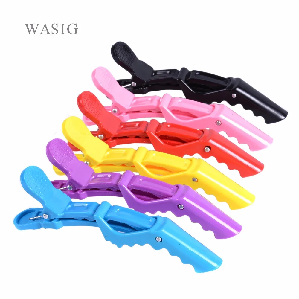 

5Pcs/pack Hairdressing Clamps Claw Clip Hair Salon Plastic Crocodile Barrette Holding Hair Section Clips Grip Tool Accessories
