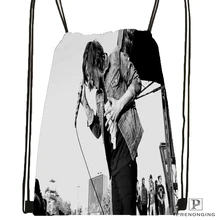 Custom Sleeping With Sirens Music Drawstring Backpack Bag Cute Daypack Kids Satchel (Black Back) 31x40cm#180531-03-50