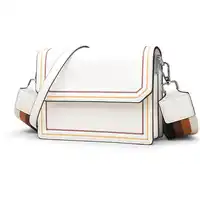 2019 Newest Genuine Leather Small Shoulder Bag Luxury Handbags Women Bags Designer High Quality Female Crossbody Bags Wide Strap