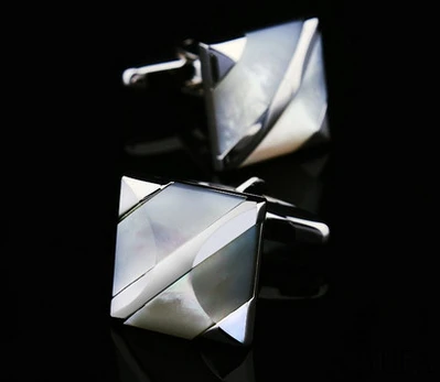 

Factory direct sale of high-grade metal cufflinks shell cufflinks men dress shirt cuff button garment accessories