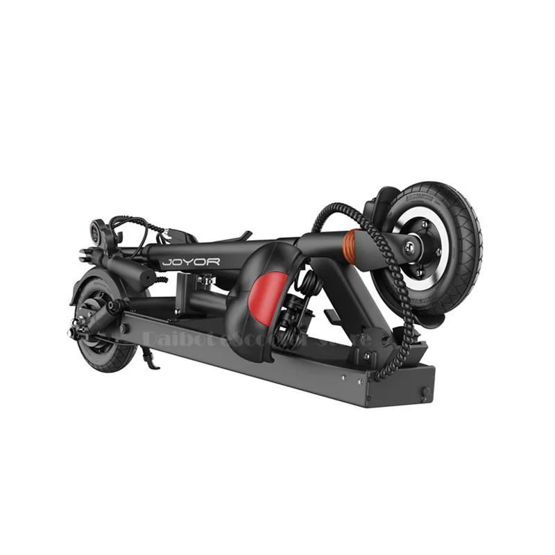 Flash Deal Kick Scooter Adults Two Wheels Electric Scooter 8 Inch 500W 48V Foldable Smart Electric Scooter With Front and Rear Suspension 5