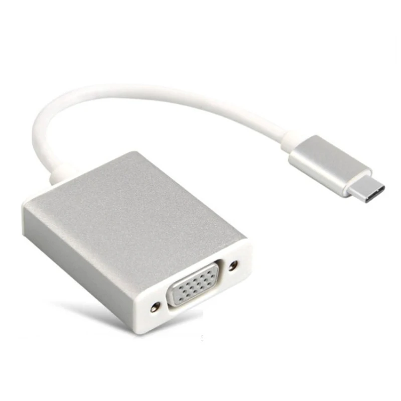 Мужской член USB C к VGA USB3.0 кабель-адаптер type C к VGA конвертер для нового Macbook 12 дюймов Usb конвертер Usb-c Pd