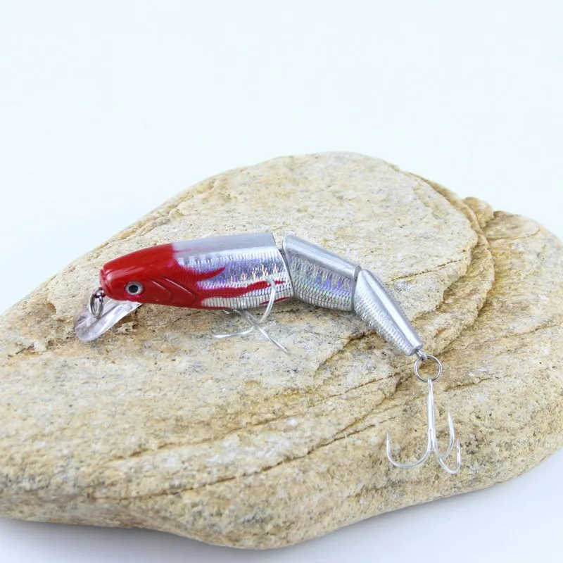 3 Segment Hard Swimbait 10cm 16g Swimbait Lifelike Fishing Lure With Two Treble Hooks Fishing Wobblers Iscas Artificiais  (9)