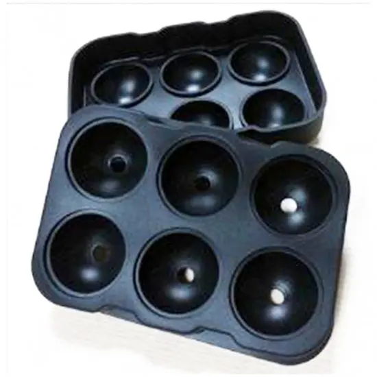 

New Arrivel and Hot Sale Whiskey Ice Cube Ball Maker Mold Sphere Mould Party Tray Round Bar Silicone