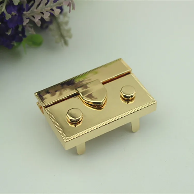 10pcs/lot New 2019 High-grade thickening turn lock twist lock Mortise lock Handbag leather case hardware accessories