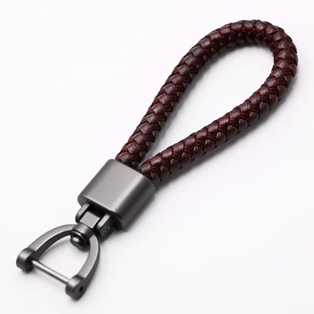 Woven Leather Car Keychain Budget Friendly Accessories