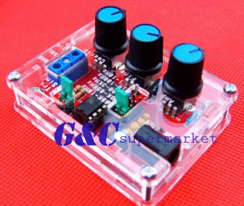 

XR2206 Function Signal Generator DIY Kit Sine, Triangle, Square Output 1HZ-1MHZ Adjustable Frequency Amplitude