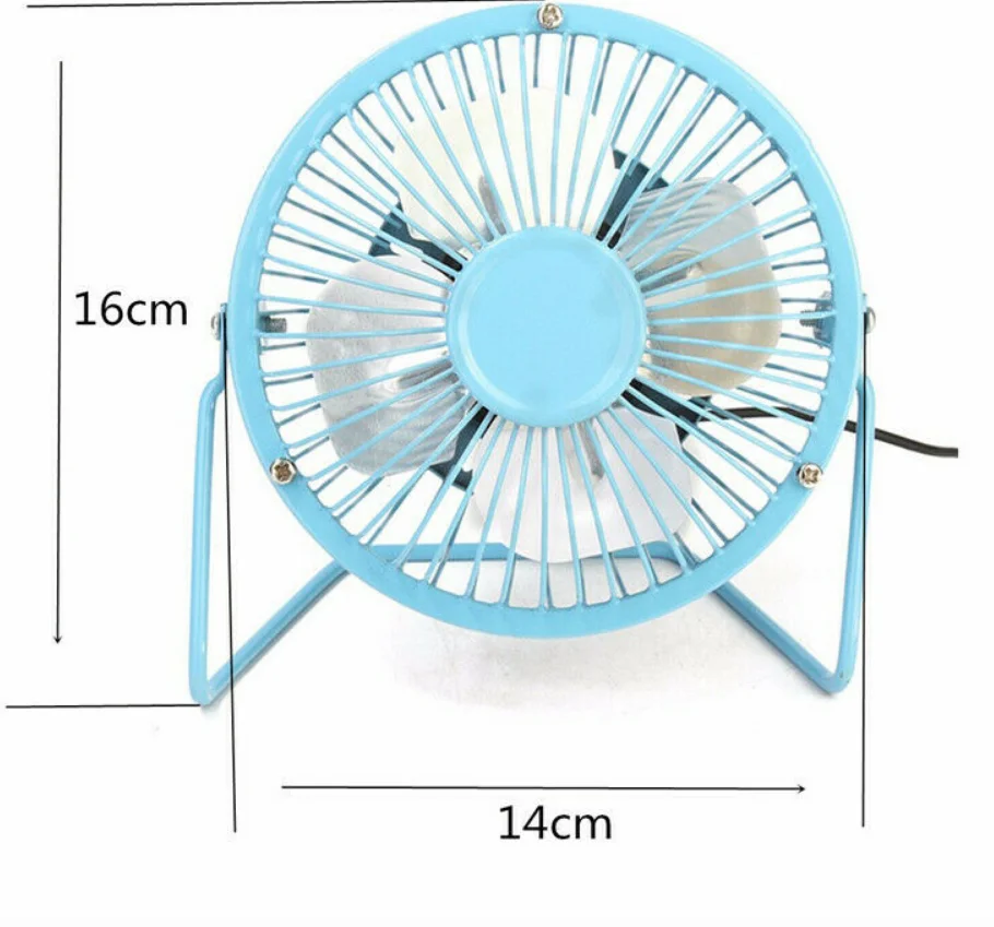 Мини-вентилятор с питанием от USB тихий Портативный охлаждающий воздушный охладитель для ноутбука Компьютерные Кресла Домашний Настольный вентилятор