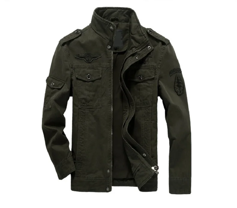 6XL, мужская куртка, джинсы, военный солдат, хлопок, Air force one, Мужская брендовая одежда, весна-осень, мужская куртка-бомбер
