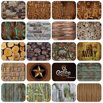 

Wood Pattern Floor Mat Bathroom Bath Rug Non-slip Door Mat Absorbent Rug Kitchen Mat Door Carpet Home Decor