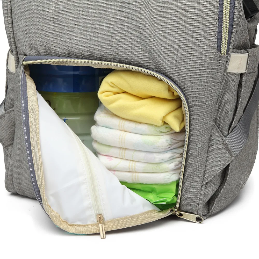 Goedkoop Lequeen Usb Interface Luier Tas Grote Capaciteit Waterdichte Mode Mummie Reizen Winkel Moederschap Verpleging Rugzak Nappy Organizer