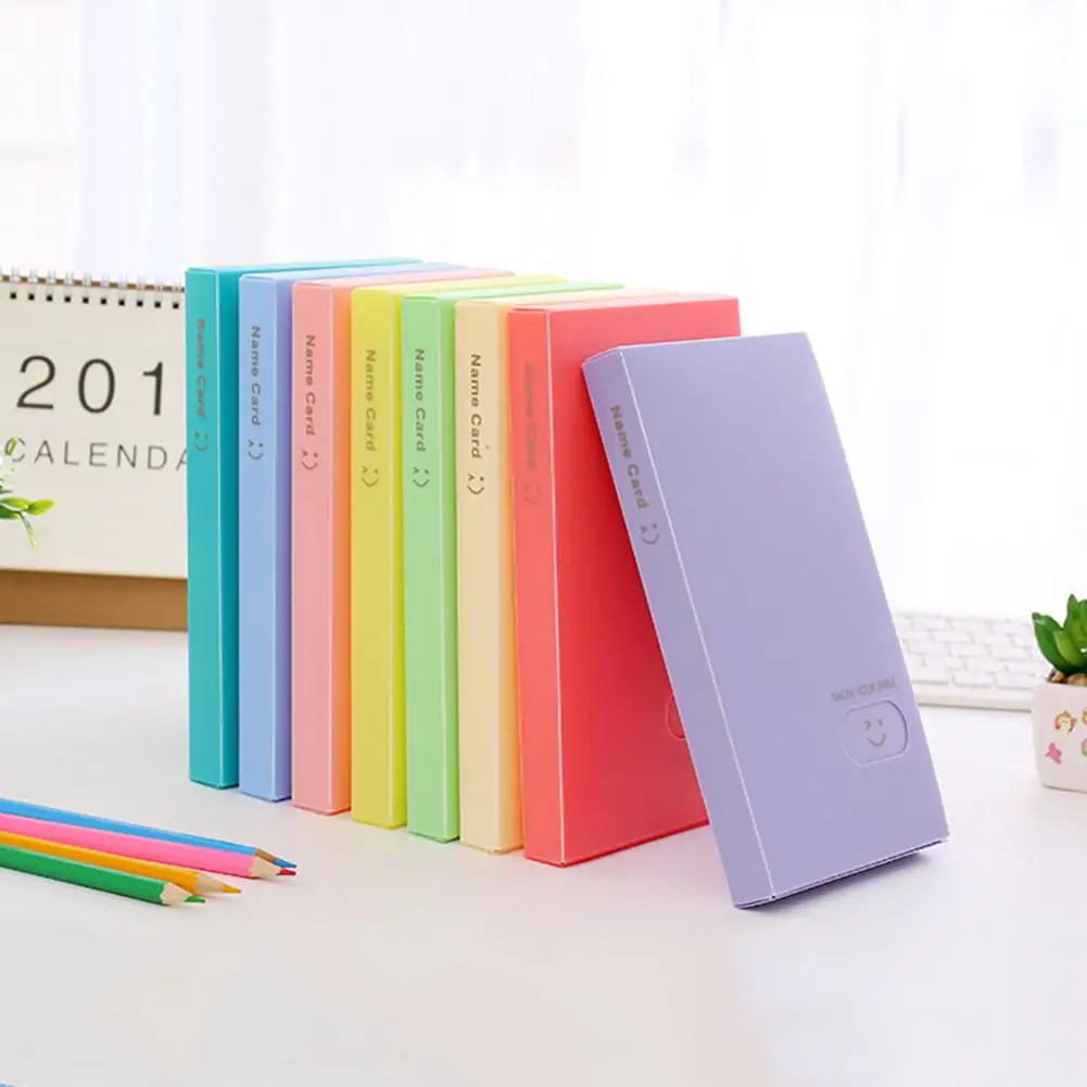 Creative New Portable 120 Pockets Card Album BTS/EXO/GOT7 Lomo Card Photocard Name Card ID Holder Student Office Business Cards