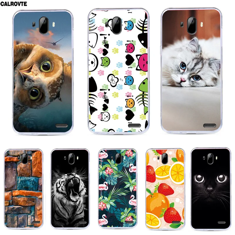

Soft Phone Case For Vertex Impress Tiger Cover Silicone Animal Patterned Back Cases For Vertex Impress Tiger TPU Cute Shell