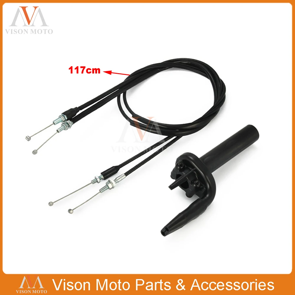 Черный FCR Twister дроссельной заслонки Pull Push кабели для KTM SX F250 XCW250 SXF450 SXF520 RFS 450 525 4