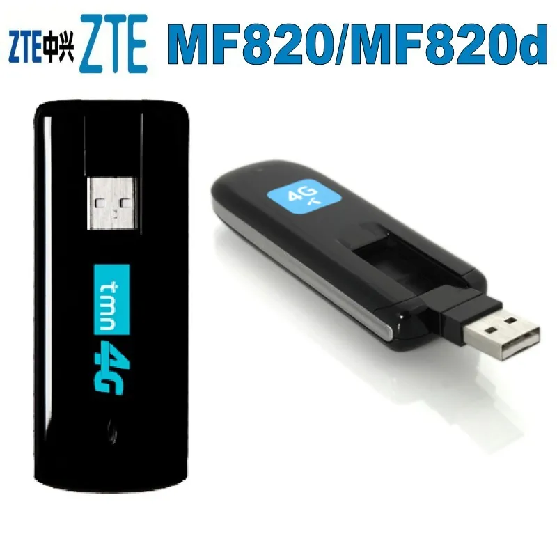 ZTE MF820D 4G USB Dongle 100M LTE FDD800//1800//2600MHZ Unlocked Wiereless Modem