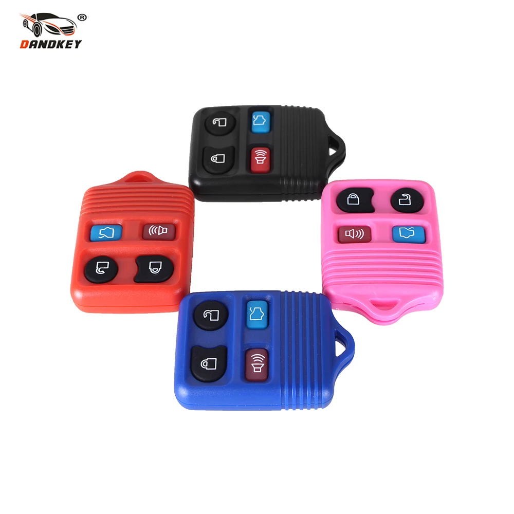 

DANDKEY 4 Buttons Remote Key Transit Keyless Entry Fob For Ford Mustang Focus Lincoln LS Town Car Mercury Grand Marquis Sable
