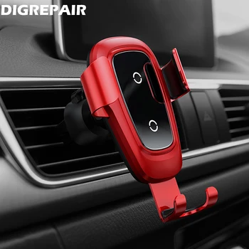 Car Mount Qi Wireless Charger For iPhone XS Max X XR 8 Fast Wireless Charging Car Phone Holder For Samsung Note 9 S9 S8 Stand