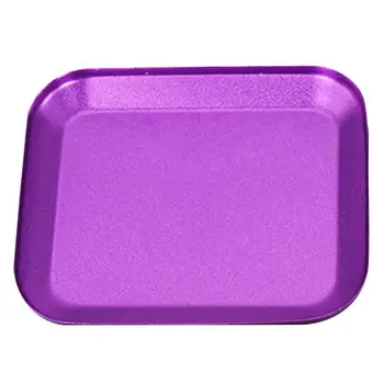 

LIXF-Useful Aluminum alloy Screw Tray with Magnetic Pad for RC Model Phone Car Repair Tool purple