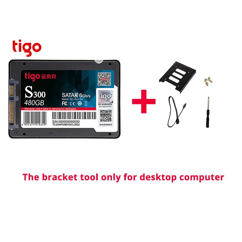 Tigo SSD 480 GB HDD 2 5 дюйма SATA3 Внутренний твердотельный накопитель для настольных ПК
