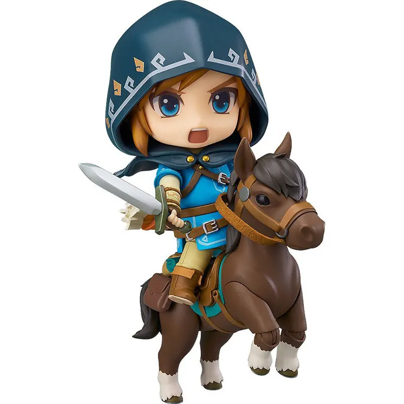 

The Legend of Zelda 733-DX Nendoroid Link Zelda Figure Breath of the Wild Ver DX Edition Deluxe Version Action Figure