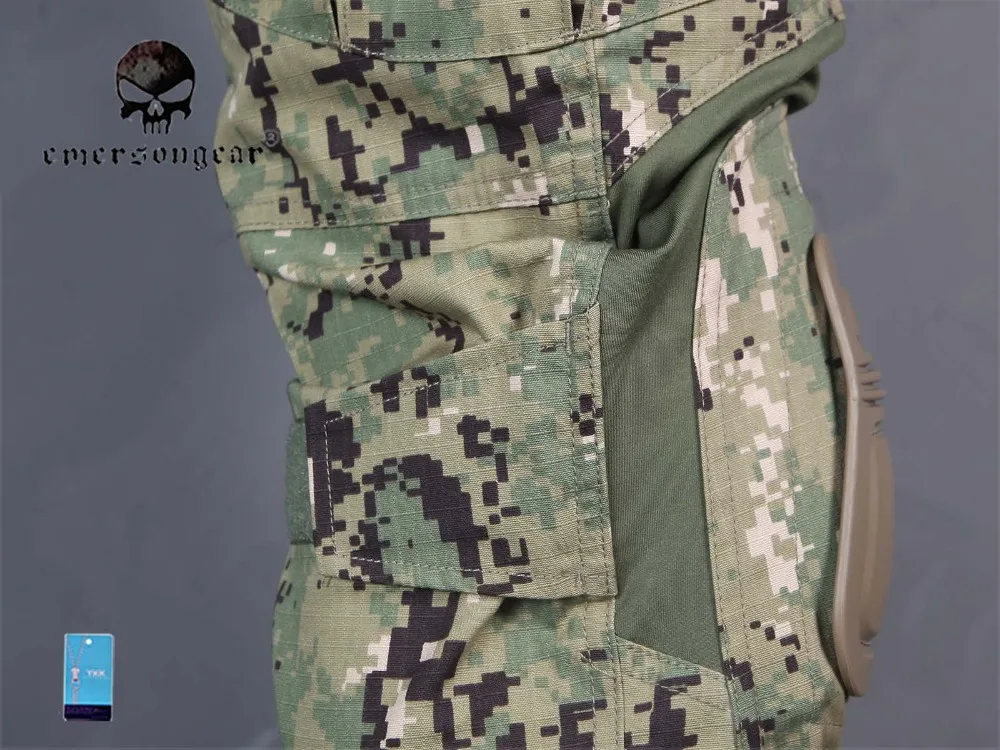Airsoft BDU Gen3 боевая униформа EMERSON тактическая рубашка и брюки наколенники AOR2 EM8596 EM9351AOR2