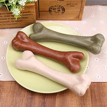 

1 Pcs Dog Pet Puppy Toy Dog Tooth Cleaning Bone Dental Chews Bone Natural Large Smart Bones Teething Aid Toys Color Random