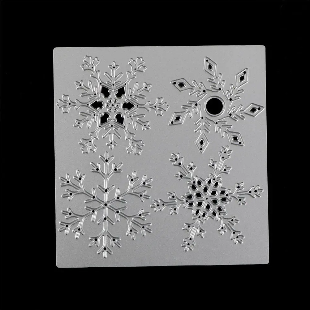 Snowflake Carbon Steel Metal Cutting Dies Stencil DIY Scrapbooking Paper Craft Decorative Embossing Cutting Dies