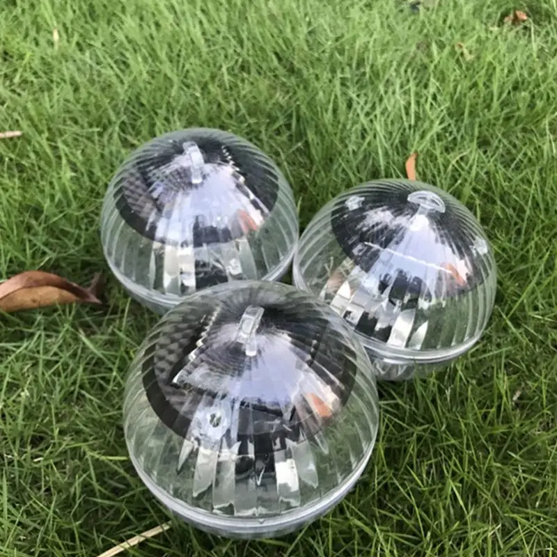 Solar Color Changing LED Floating Ball Lights Swiming Pool Pond Outdoor Garden